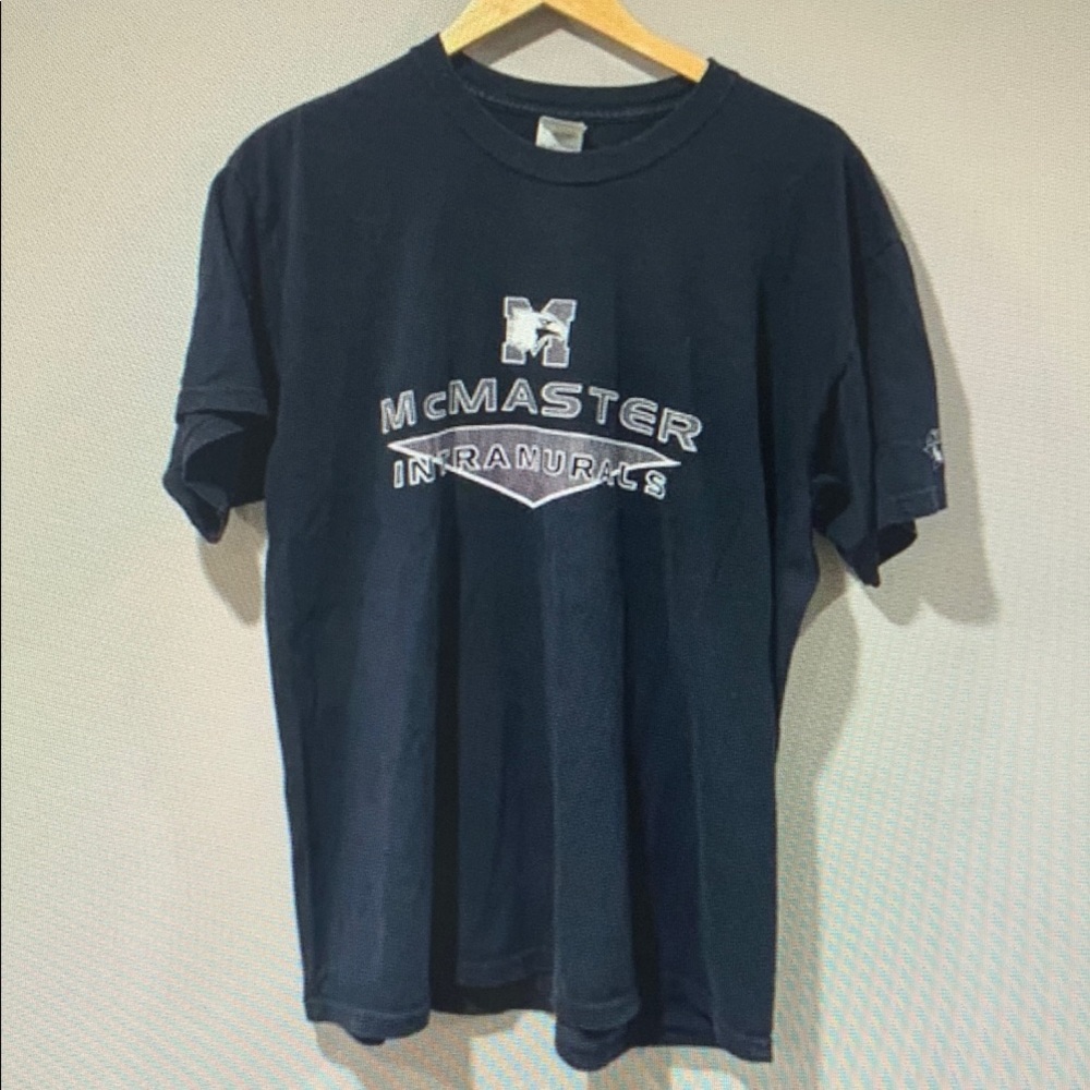 McMaster Intramurals Navy Blue T-Shirt